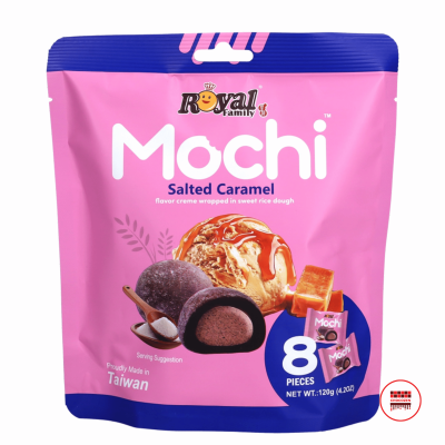 Royal Family Mochi Salted Caramel (120g, 8 Pieces)